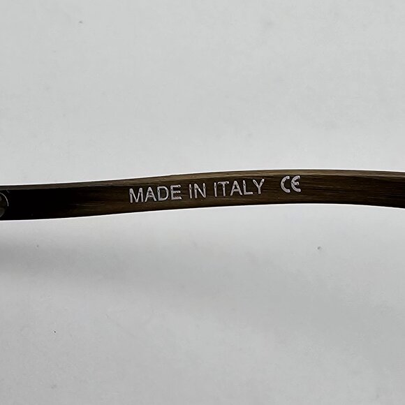 Celine SC1007 Col. S29 Brushed Bronze Frame Grey Lens Rimless Sunglasses Italy - Picture 10 of 16